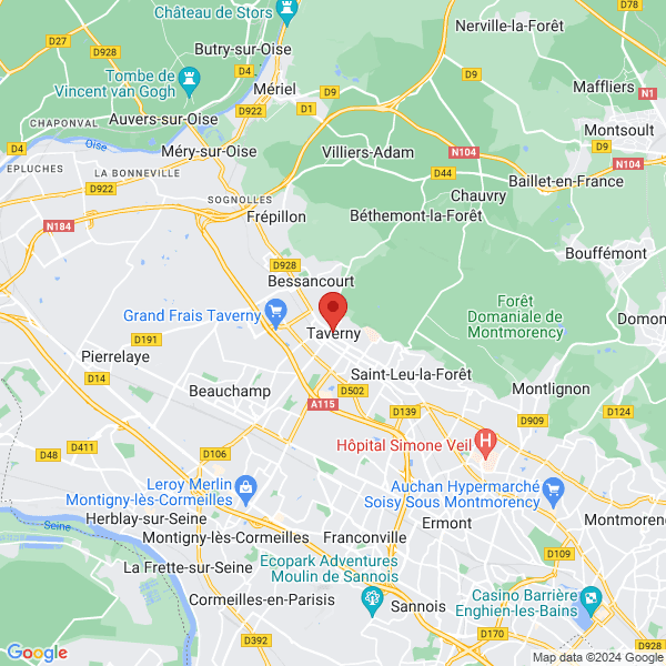 Taverny - Google map