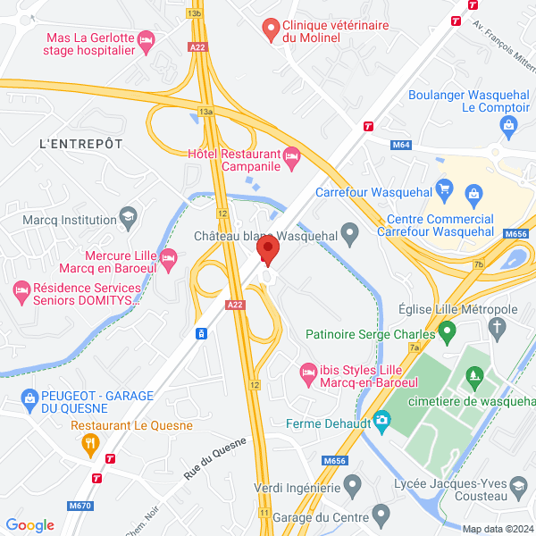 Marcq-en-Barœul - Google map