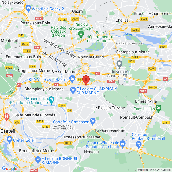 Villiers-sur-Marne - Google map