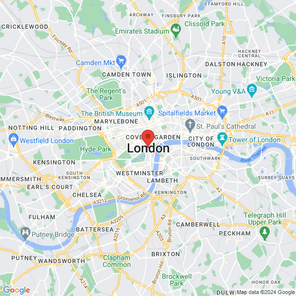 Londres - Google map