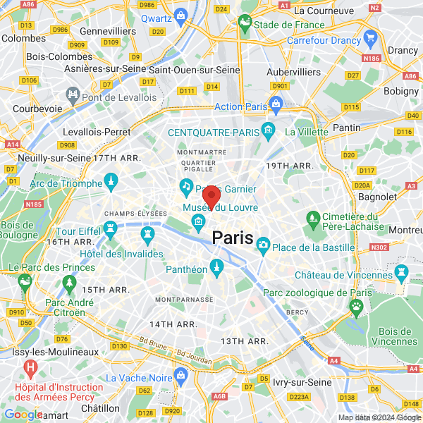 Paris - Google map