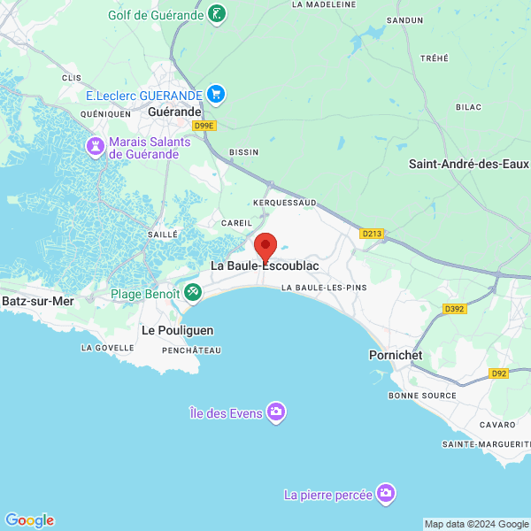 La Baule-Escoublac - Google map