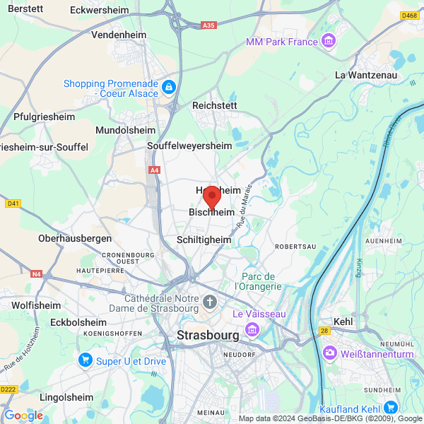 Bischheim - Google map